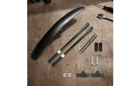 Mudguard with Support Rods Curved Bike Mudguard Set Cycle Mudguard Adjustable Bike Mudguard Easy-Install for Cyclists