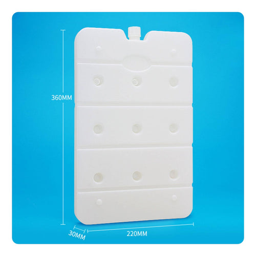 Refillable Ice Brick Food-Grade Hard Shell Freezer Block Leak-Proof for Camping
