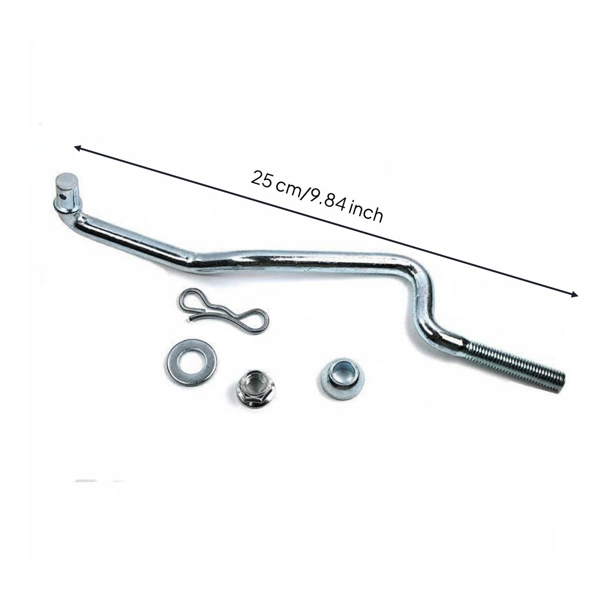 Front Mower Drawbar Arm Mounting Hardware Mower Drawbar Arm Assembly Chrome Finish Farm Equipment Part