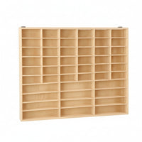 Toy Car Display Shelf Open-Face Toy Car Display Case Space-Saving Compartment Shelf for Hobby Room, Playroom, Bedroom