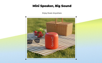 Portable Mini Speaker, Deep Bass, Waterproof Outdoor Travel
