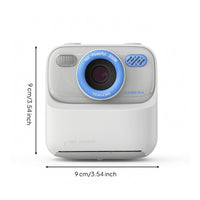 Thermal Printing Instant Print Camera with Screen Portable Instant Print Camera Compact Multifunctional for Playroom