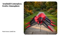 Halloween Inflatable Arachnid | Festive Yard Display, Lightweight Polyester Material, for Garden