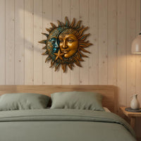 Celestial Metal Wall Art Indoor Outdoor Celestial Wall Hanging for Living Room
