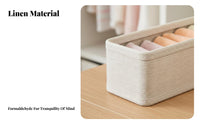7compartment Underwear Divider Space Saving Drawer Organizer debrisresistant for Dorm Room