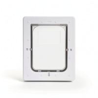 Dog Door Cat Flap with Hinged Door Cat Door Pet Flap Screen Insert Panel with Rounded Corners and Sturdy Construction Suitable for Pet Owners Home Entrances