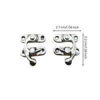 Hasp Lock, Vintage Bronze Clasp, Jewelry Box Latch, Decorative Hardware for Wooden Case, Cabinet, Organizer