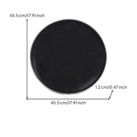 Long-Lasting Drum Head with Metal Hoop Quiet Mesh Drum Head Responsive Drumhead Tear-Resistant for Drummers, Beginners, Apartment