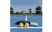 2 Pieces Honeycomb-Core Pickleball Paddle Set with Balls Textured Grip Pickleball Paddle Set Anti-Slip Sports Equipment Portable for Training