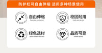 佛山灰色免打孔防护门加宽加高宠物围栏工厂防猫狗伸缩门栏批发