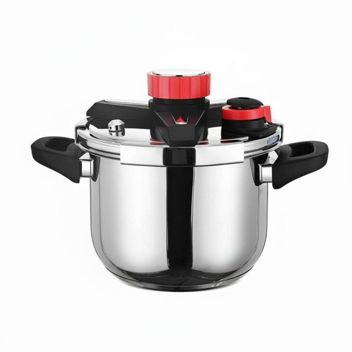 Multi-Layer Safety Protection Stainless Steel Pressure Cooker Energy Saving High-Pressure Cooking Pot Single-Hand Operation 316L Stainless Steel Pot for Families, Home Use
