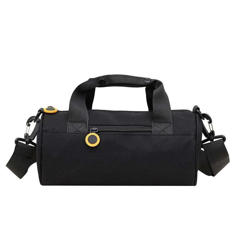 Fashion Dance Bag for Yoga, Latin, Ballet, Fitness - Waterproof Round Barrel Bag with Oxford Fabric and Air Cushion Straps