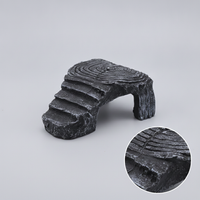 Resin Turtle Basking Platform with Cave for Aquarium Terrarium