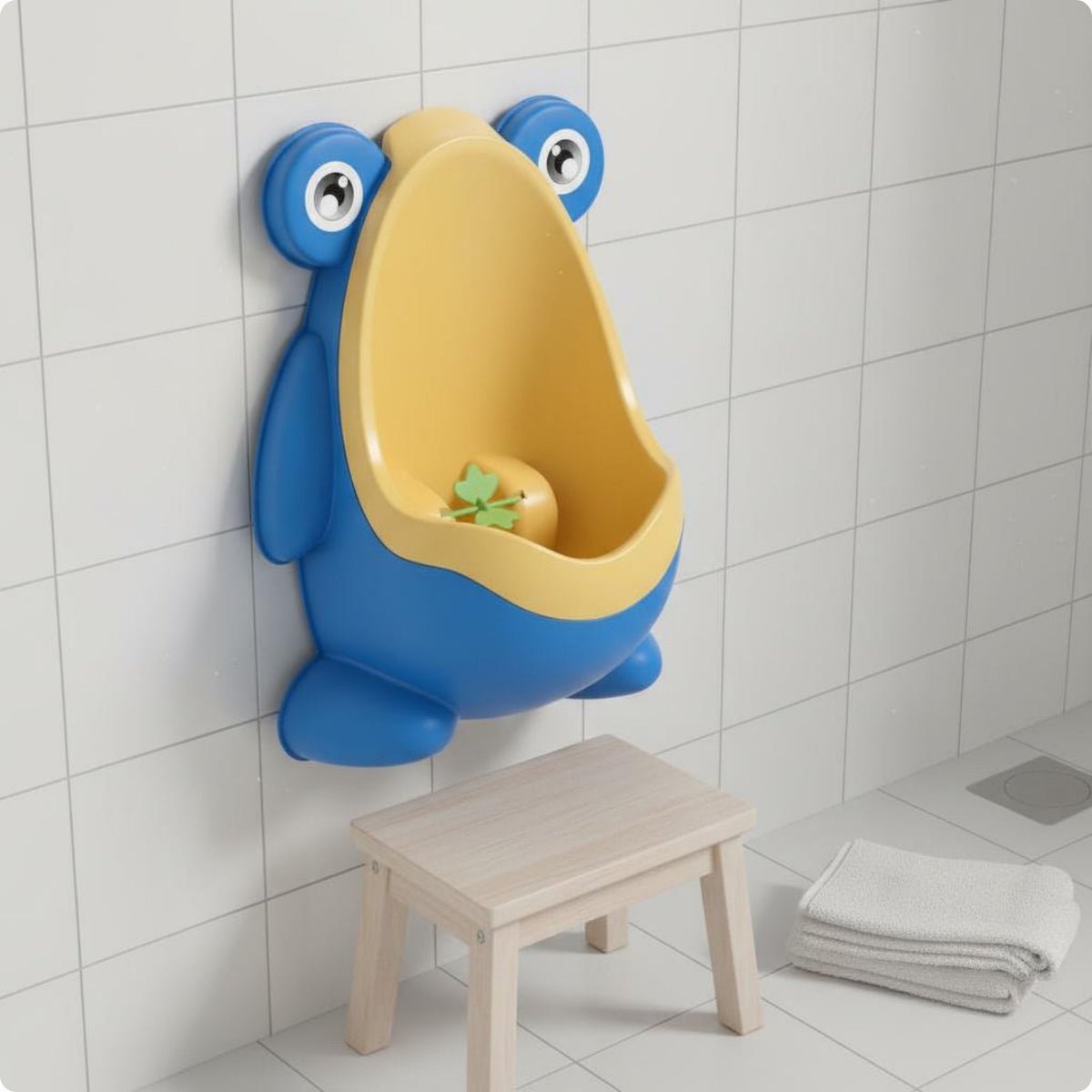 Wall Mounted Boys Urinal Easy to Install Child Bathroom Fun Aiming Target
