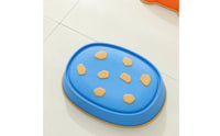 5 Pieces Crab Stepping Stone Stackable Stepping Stones with Textured Surface Toys Stable Toy Long-Lasting for Toddlers, Playroom