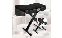 Adjustable Piano Bench Compact Piano Bench with Padded Seat Heavy-Duty Furniture for Students