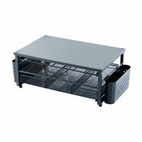 Countertop Coffee Organizer Pull-out Tray Countertop Storage Shelf Mesh