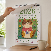 2026 Wall Calendar with Creative INS Style Design for Home Planning and Self-Discipline