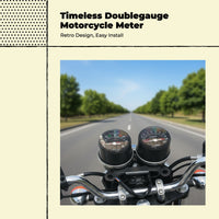 Motorcycle Speedometer Odometer Tachometer Universal Gauge