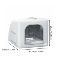 Arched Pet House Ventilated Cooling Feline House Easy to Clean for Hot Weather