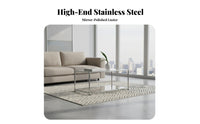 2-Tier Coffee Table Bauhaus Inspired 2-Tier Reconfigurable Table Minimalist Design Sturdy Build for Design Aficionados