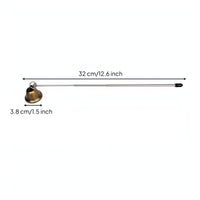 Minimal Smoke Candle Snuffer Elegant Design Swivel Head Bell Snuffer Long Handle Candle Extinguishing Tool for Temple, Church, Spa