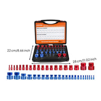 26 Pieces Nut and Bolt Thread Checker Comprehensive for Workshop, Garage