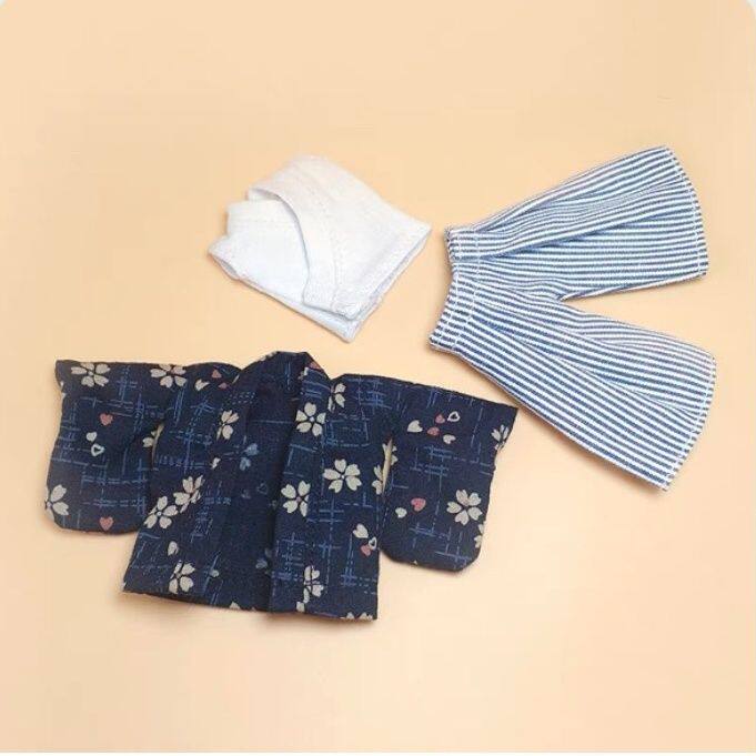 Dk Blue Kimono SET