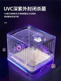 猫砂盆超大号抽屉式全封闭智能防臭杀菌幼猫厕所防外溅宠物集装箱