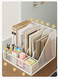 Office Desktop Metal File Organizer Rack