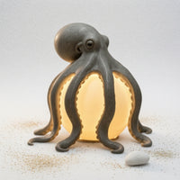 Marine-Themed Cephalopod Table Lamp | Warm Glow, cephalopod Resin Lamp, for Living Room