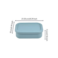Silicone Bento Box Heat and Cold Resistant Silicone Meal Container Reusable