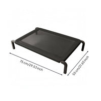Metal Frame Raised Pet Cot Bed Replaceable Raised Pet Cot