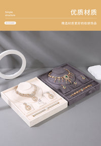 跨境首饰品展示架绒布收纳珠宝店多用途戒指项链手镯拍摄展览