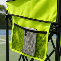 Foldable Tennis Ball Cart Outdoor Camping Storage Rack Pickleball Training Cart