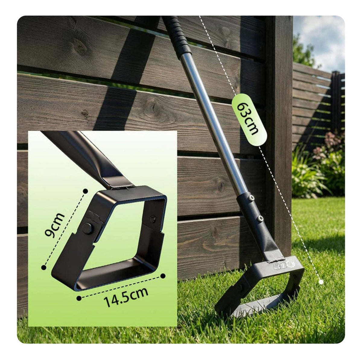 Mini Stirrup Hoe Multi Purpose Stirrup Hoe Lightweight for Garden