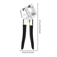 Punching Pliers with Metal Grippers Hard-Wearing Keel Fastener One-Handed Framing Member Fastener for Installers, Contractors