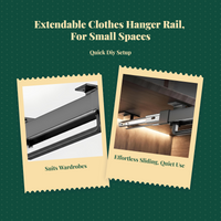 Pull-out rack maximizes closet space