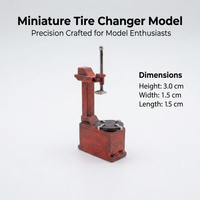 1:64 Scale Tire Changer Model for Garage Diorama, Realistic Miniature Repair Shop Tool, Hobbyist Res - Image 6