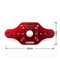 Router Mounting Plate Precision Woodworking Slotted Router Base Easy to Install