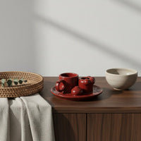 Ceramic Incense Burner Holder Multi-Use Tabletop Incense Holder Ash Catcher Decor Piece for Dining Table, Altar