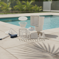 Thru-Wall Pool Skimmer Long-Lasting Through-Wall Pool Skimmer Standard
