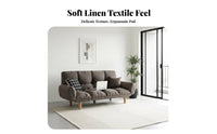 Adjustable Sleeper Loveseat Foldable Design Sofa Bed Space-Saving Long-Long-Lastinging Frame for Renters, Apartment Dwellers