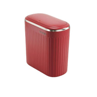 Trash Can with Lid Small Wastebasket with Lid Narrow for Bathroom, Office