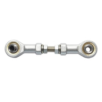 Metal Linkage Rod Assembly Compact Adjustable Linkage Rod with Lock Nuts Silver-Toned Hardware for Small Automation