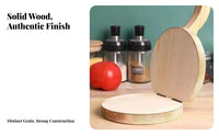Wooden Dumpling Wrapper Press Solid Wood Dumpling Wrapper Press Easy to Use Wooden Pastry Presser for Home Cooks, Cooking Enthusiasts