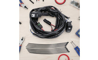Sturdy Fan Override Switch Kit with Rocker Switch Manual Fan Override Wiring Harness Plug and Play for off-Road Vehicles