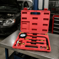 Petrol Pressure  Tester Kit Analog Petrol Pressure Gauge Kit High Precision Tool for Mechanics