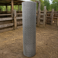 Hot-Dip Galvanized Steel Wire Mesh Roll, 1.5m x 20m, Galvanised Chicken Wire for Garden Fencing, Rodent Mesh, Pig Pens