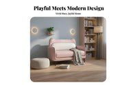 cumulusShaped Mini Sofa Kid-Sized children's Furniture Soft and Comfy Modern Look for Toddlers, Nursery